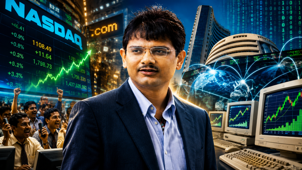 Dot-com boom impact on Indian stock market