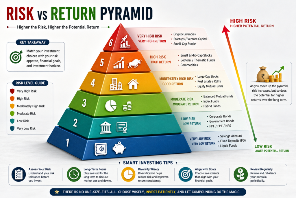 Risk vs Return Pyramid