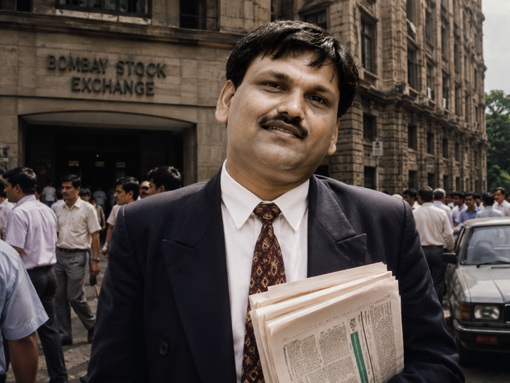 Harshad Mehta during early stock market career