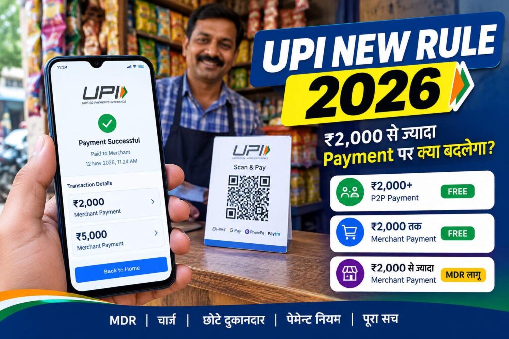 UPI NEW RULE 2026